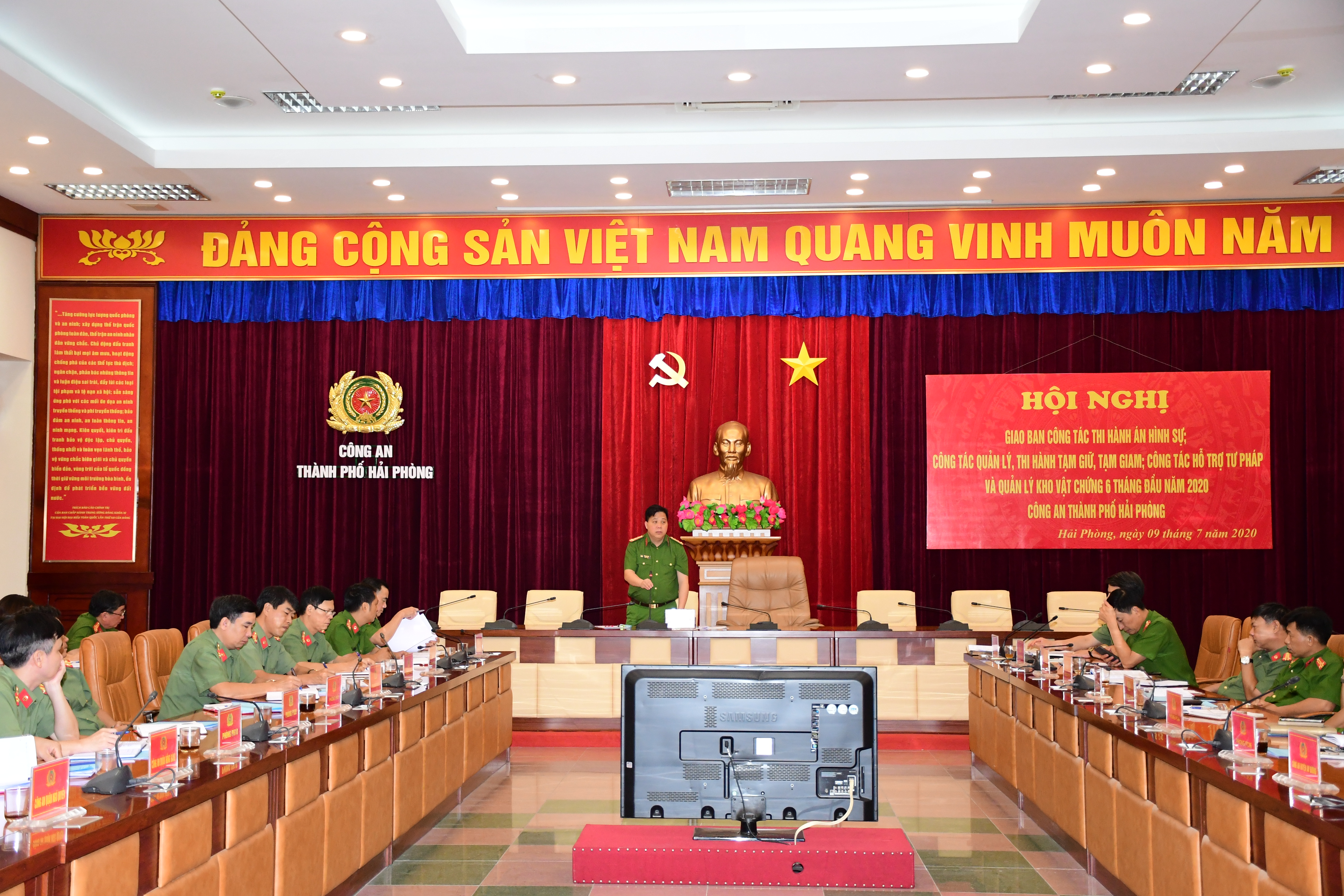 Giao ban công tác thi hành án hình sự 6 tháng đầu năm 2020